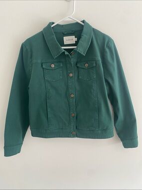 Kettlewell  Darla Denim Jacket Fern Green Size 12